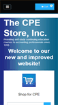 Mobile Screenshot of cpestore.com